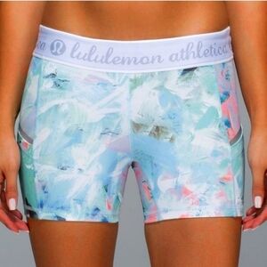 Lululemon What The Sport Short Blushed Illusion Multi